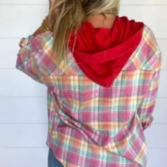 Awesome plaid hoodie by Blakeley - Picture 3 of 13